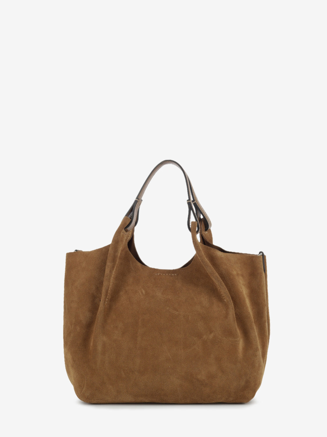 Dua caramel suede bag