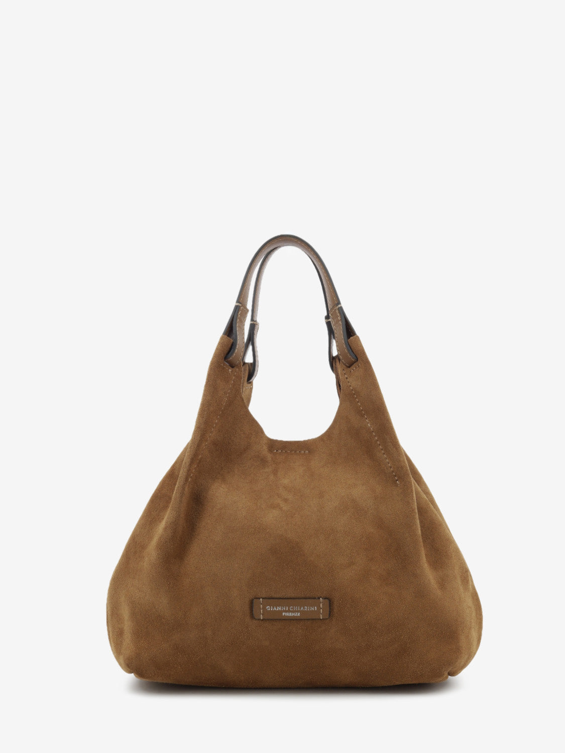Dua caramel suede bag