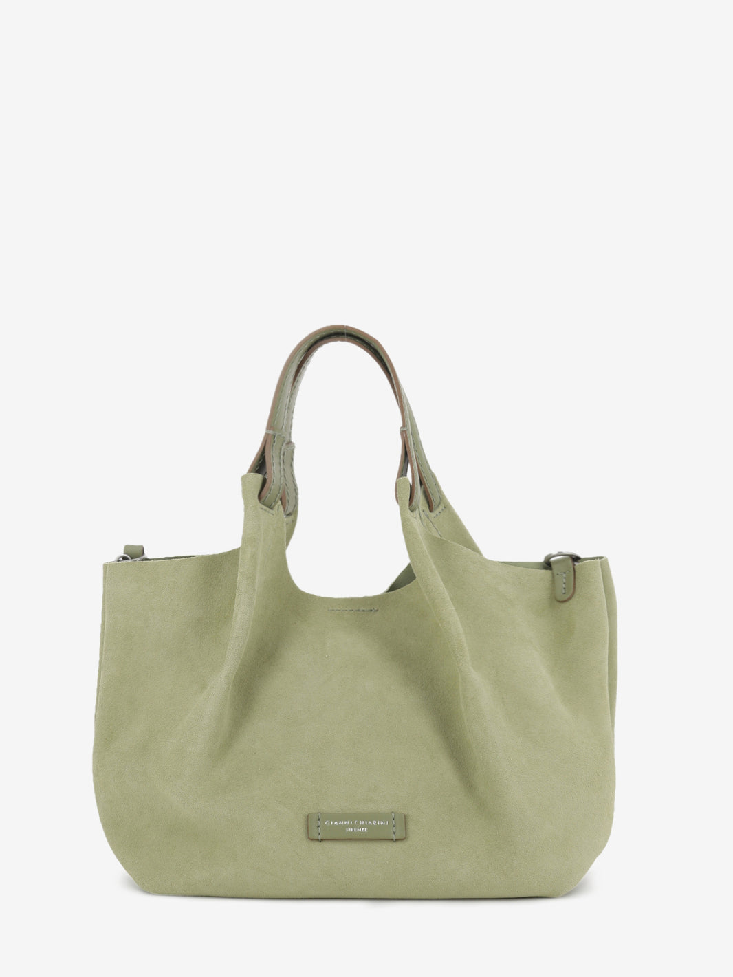 Borsa Dua in suede willow