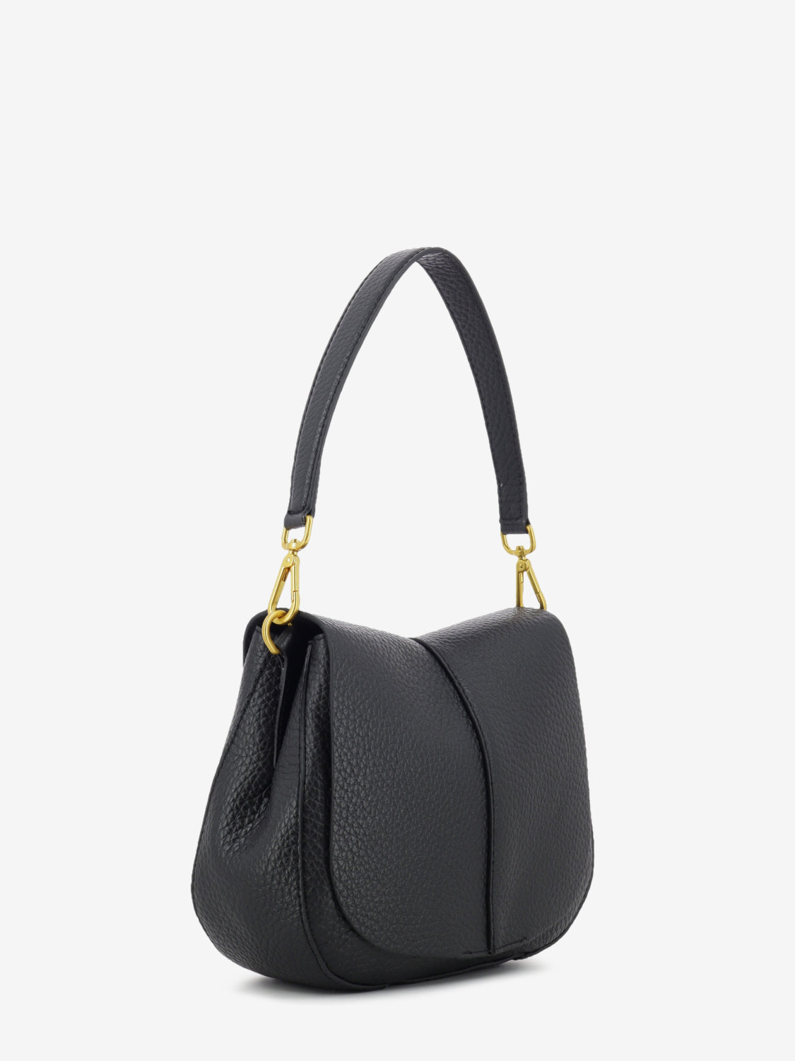Helena round black bag