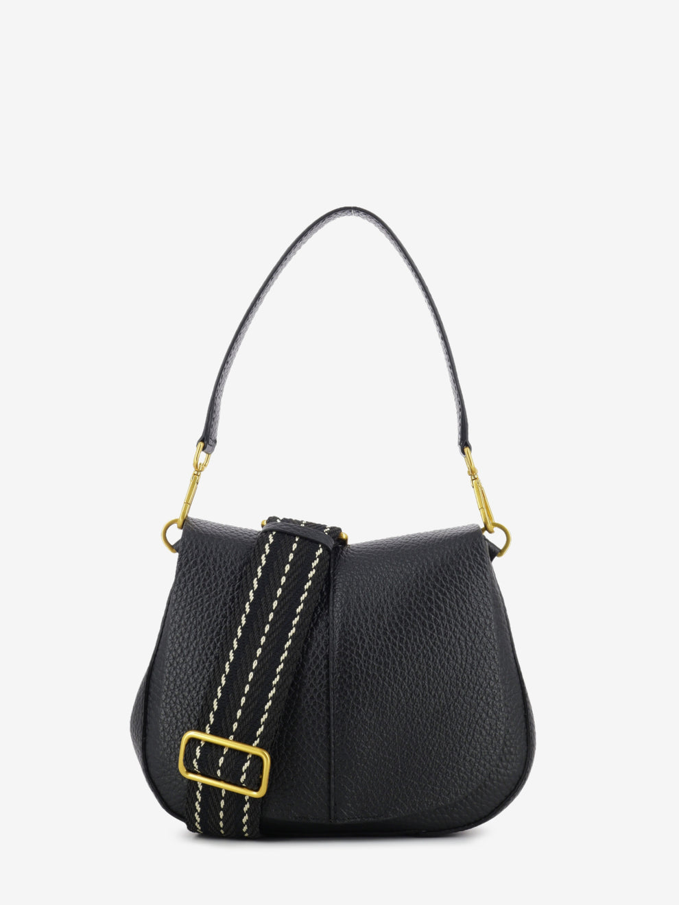 Helena round black bag