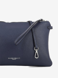 Hermy blue leather bag