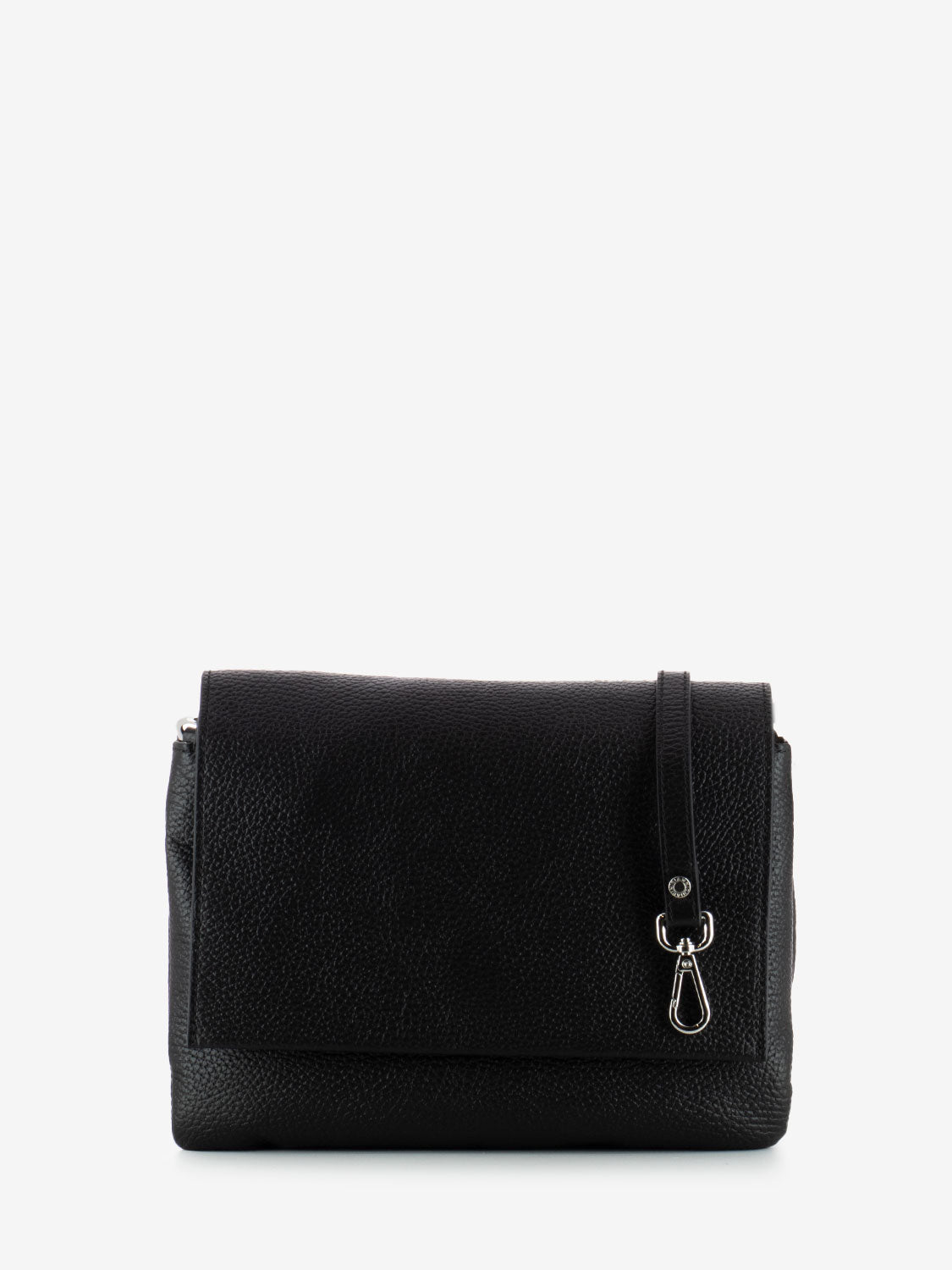 Three black leather bag