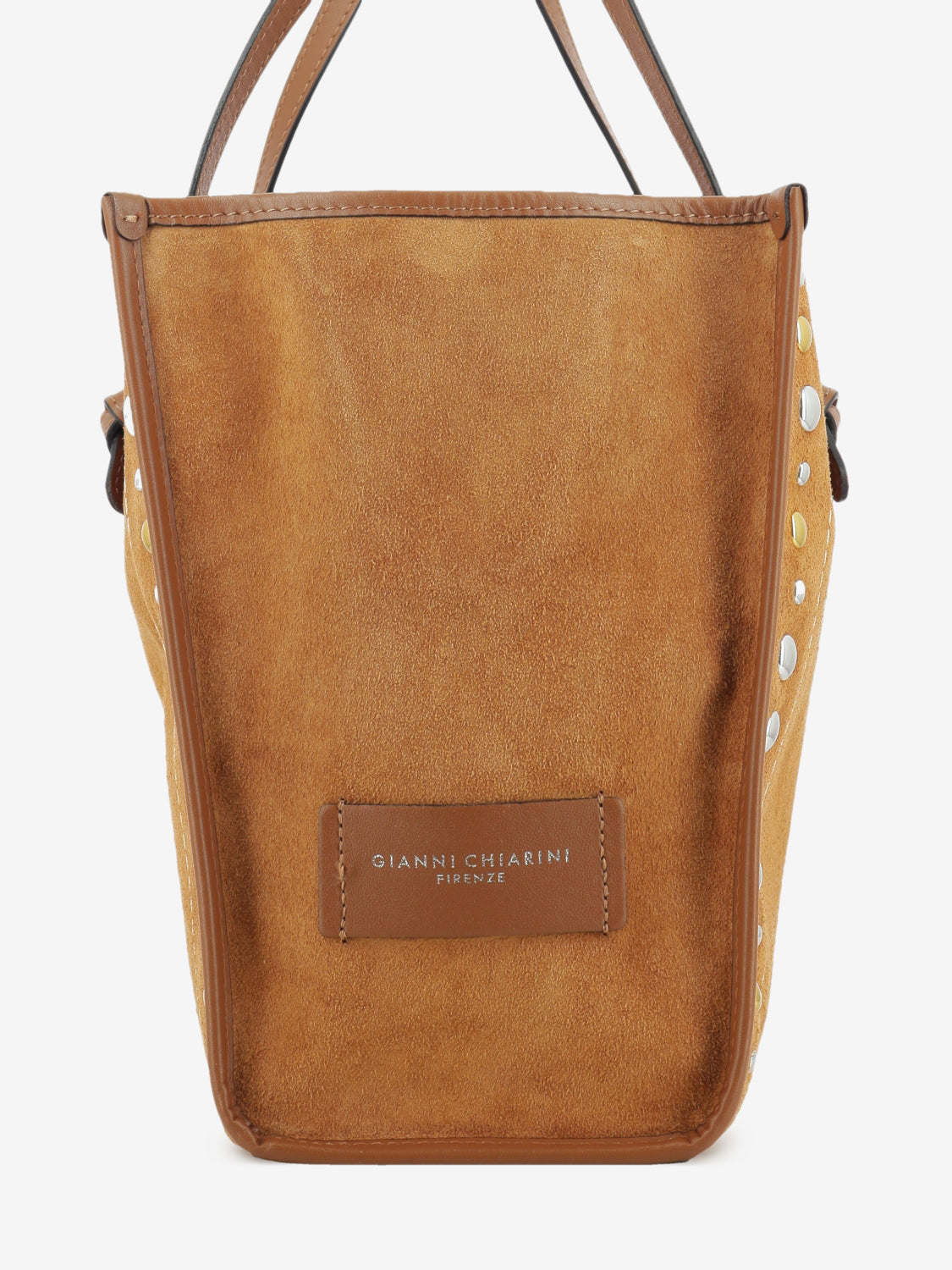Borsa in suede Marcella caramel