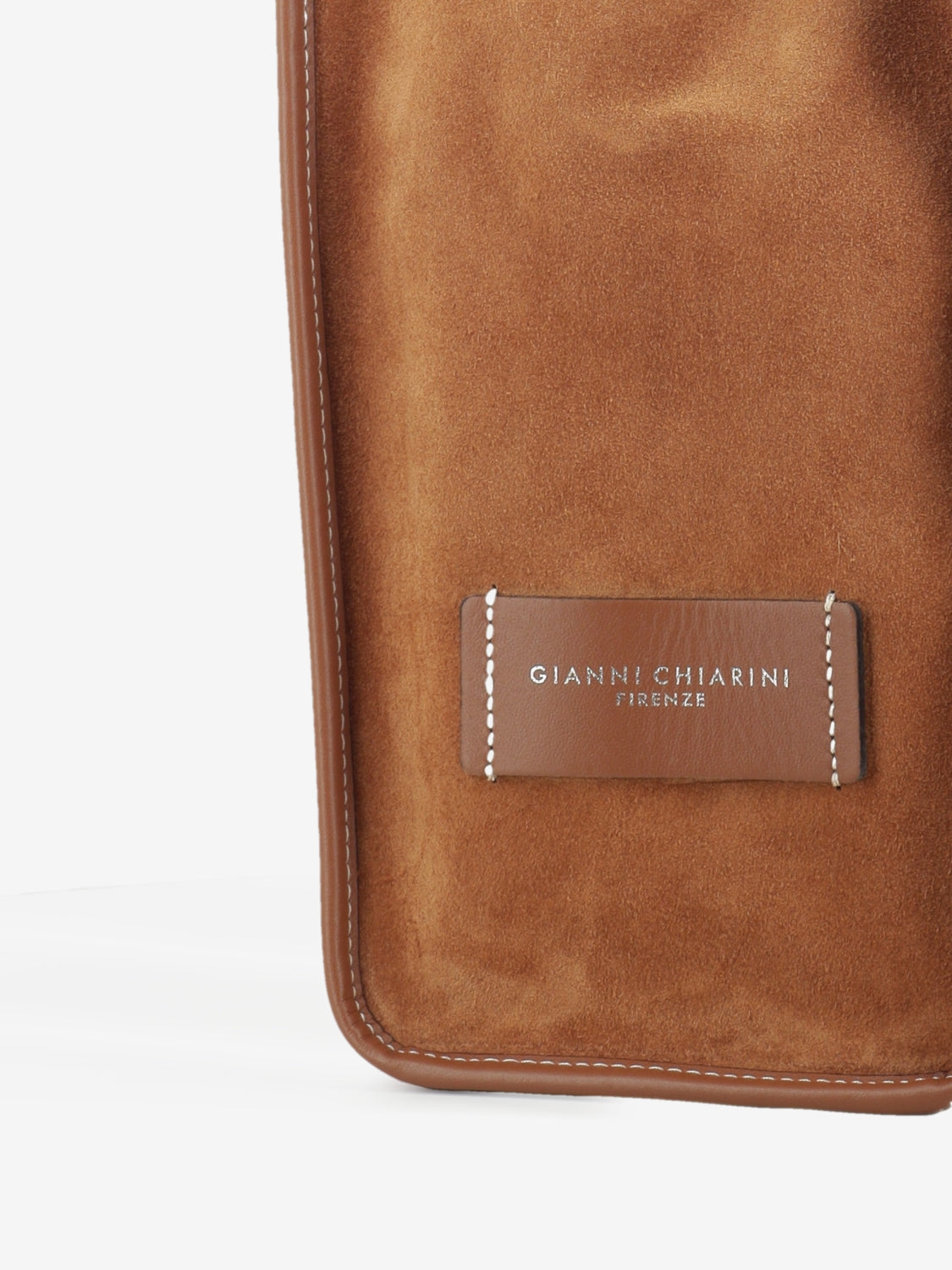 Borsa in suede Marcella caramel