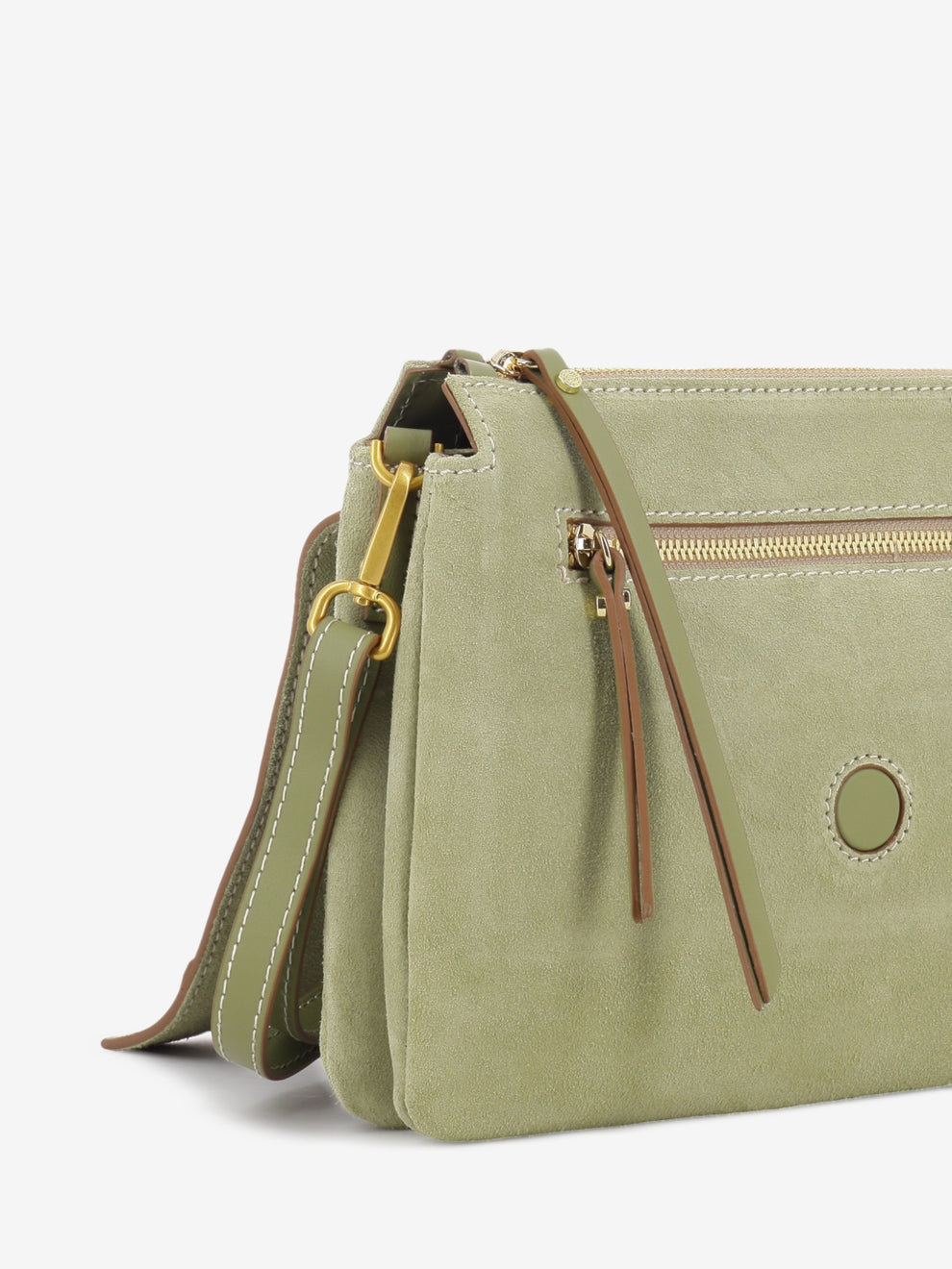 Willow three suede bag