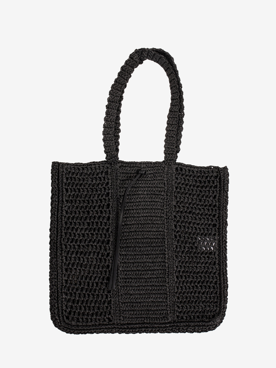 Borsa Nefeli crochet nero