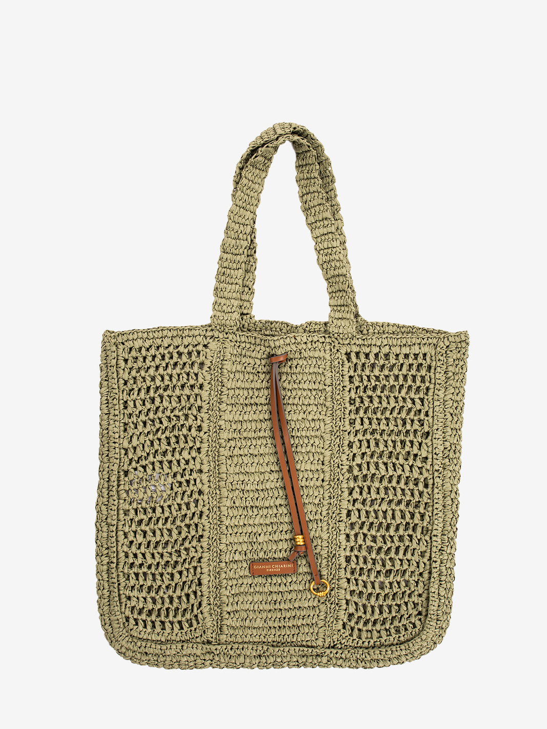 Borsa Nefeli crochet verde