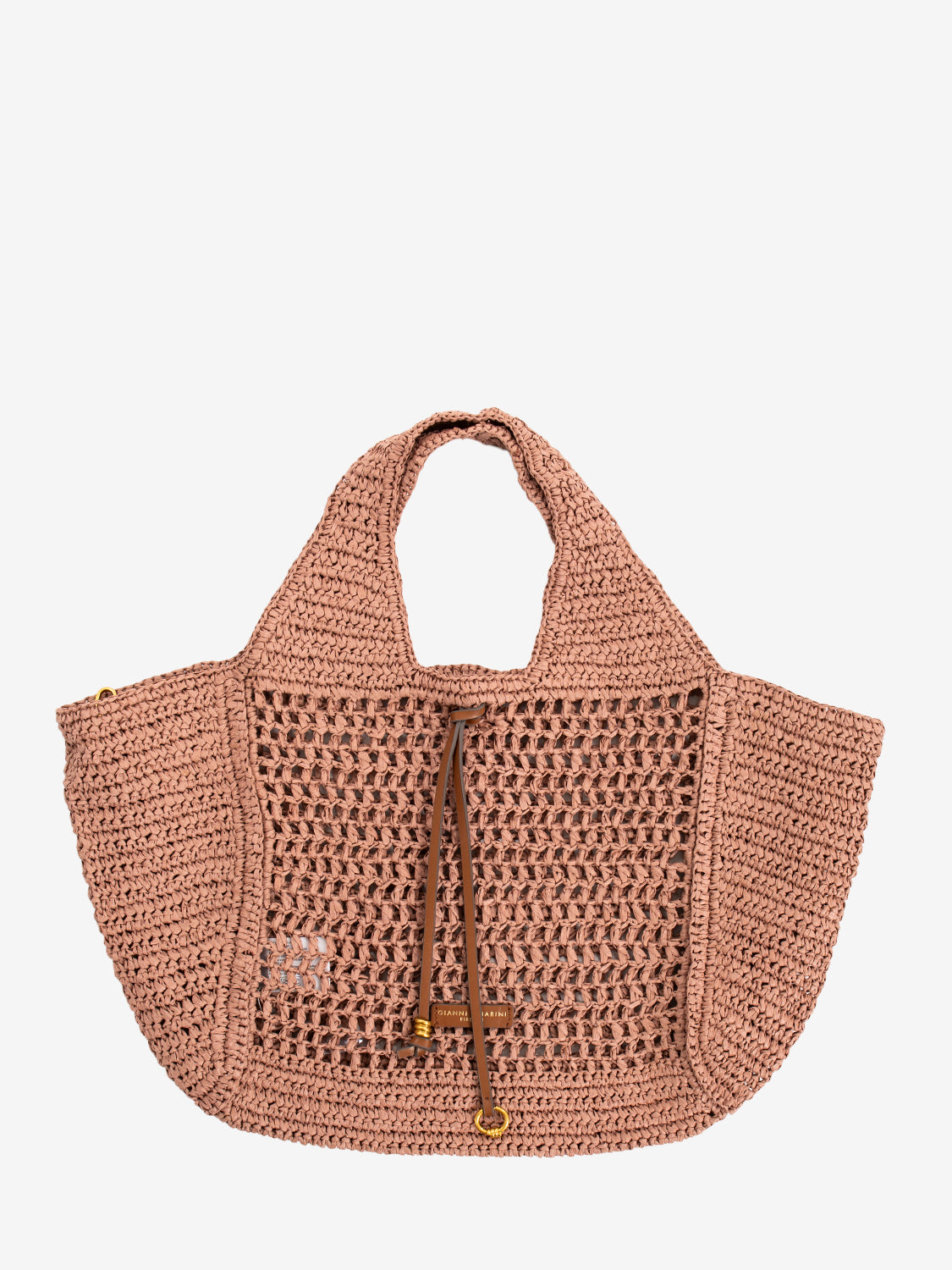 Borsa Nefeli in crochet blush