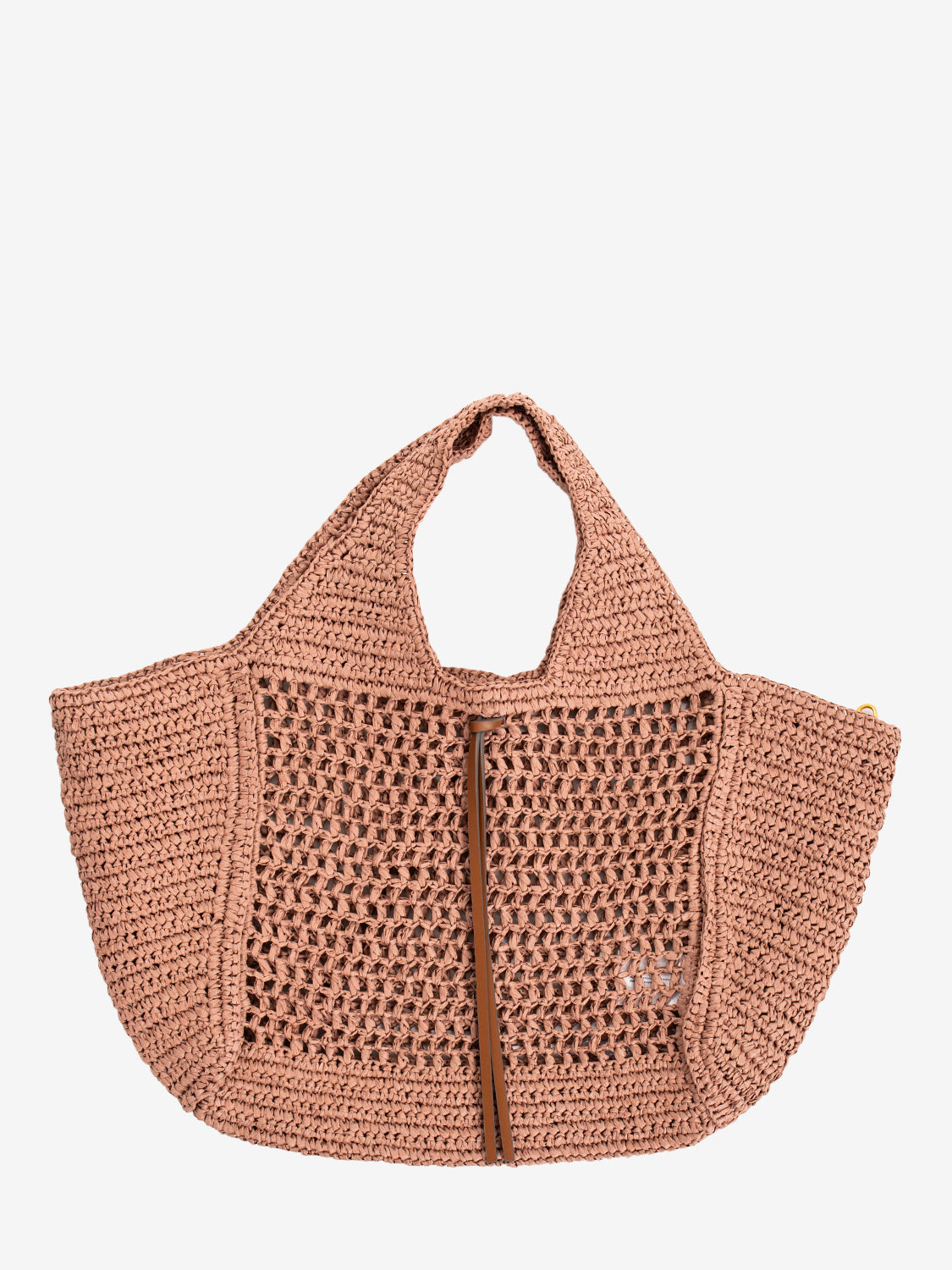 Borsa Nefeli in crochet blush