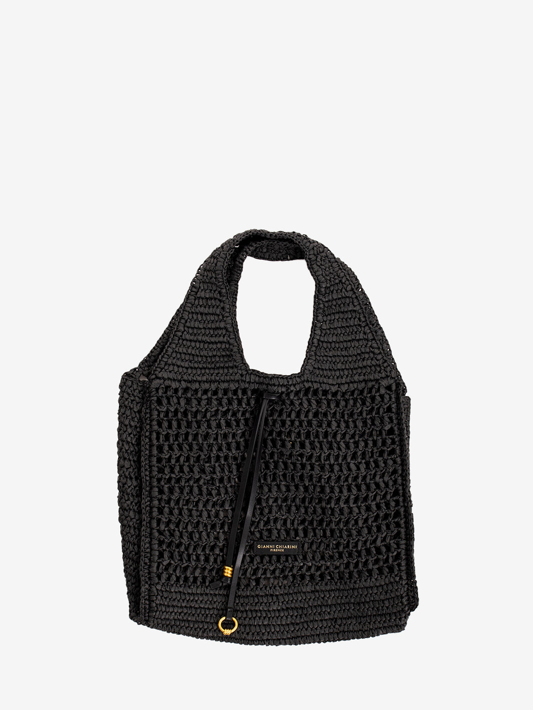 Borsa Nefeli in crochet nero