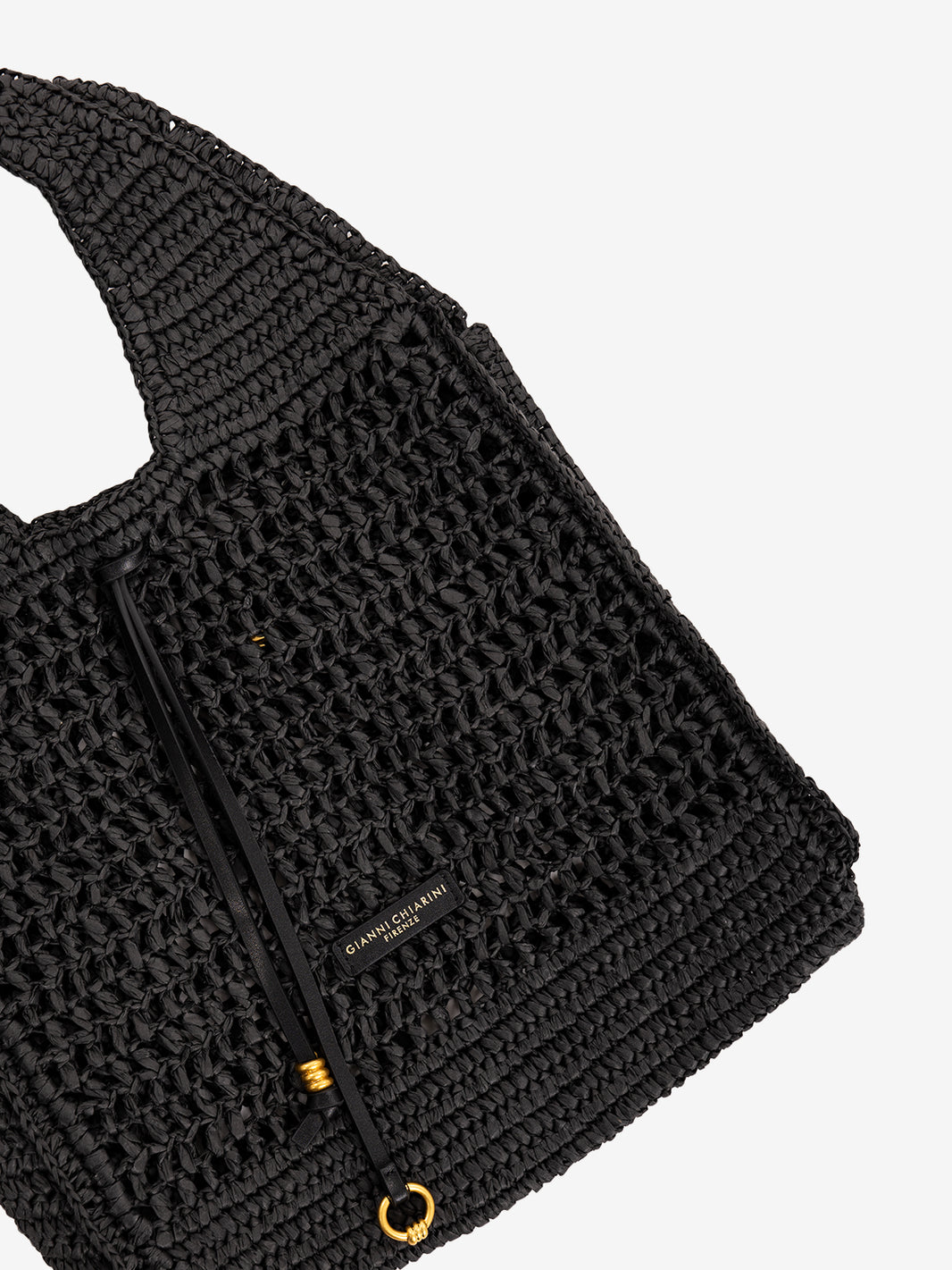 Borsa Nefeli in crochet nero