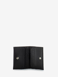 Black dollar leather wallet