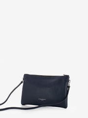 GIANNI CHIARINI - Pochette Hermy large in pelle navy