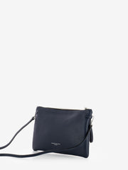 GIANNI CHIARINI - Pochette Hermy large in pelle navy