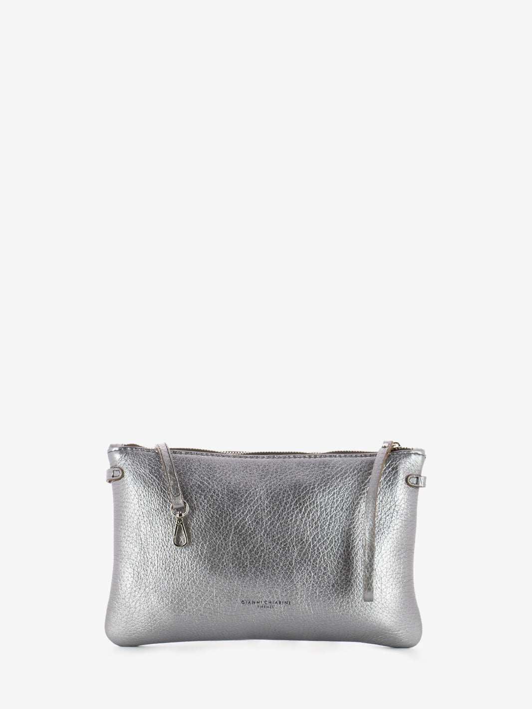 Hermy silver clutch