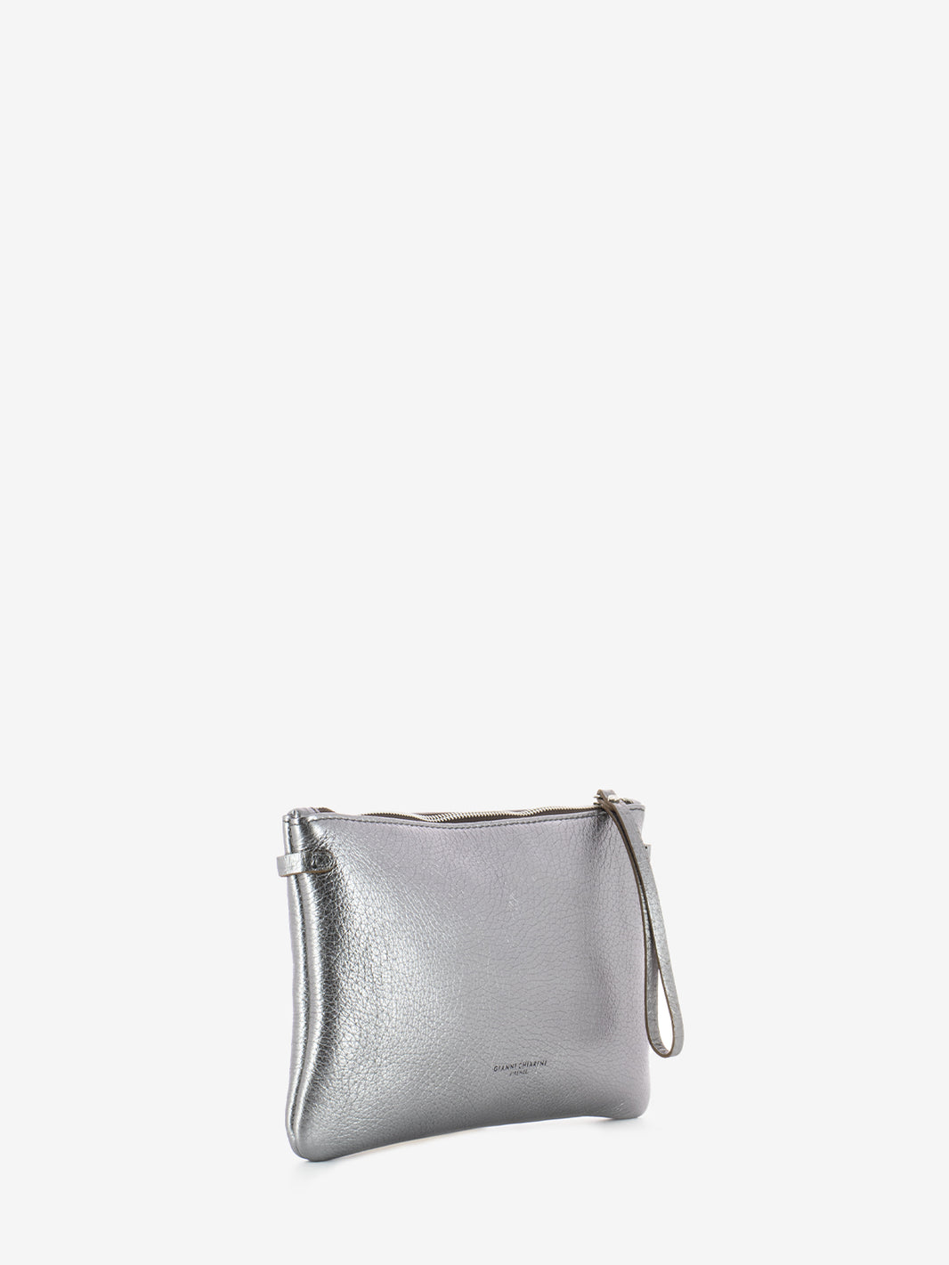 Hermy silver clutch