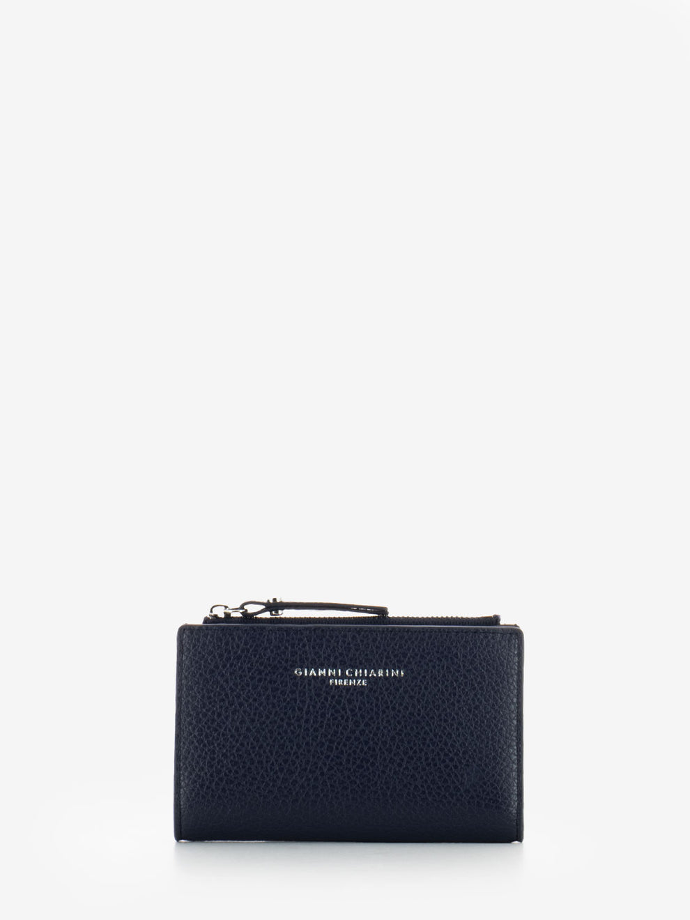 Portacarte in pelle navy