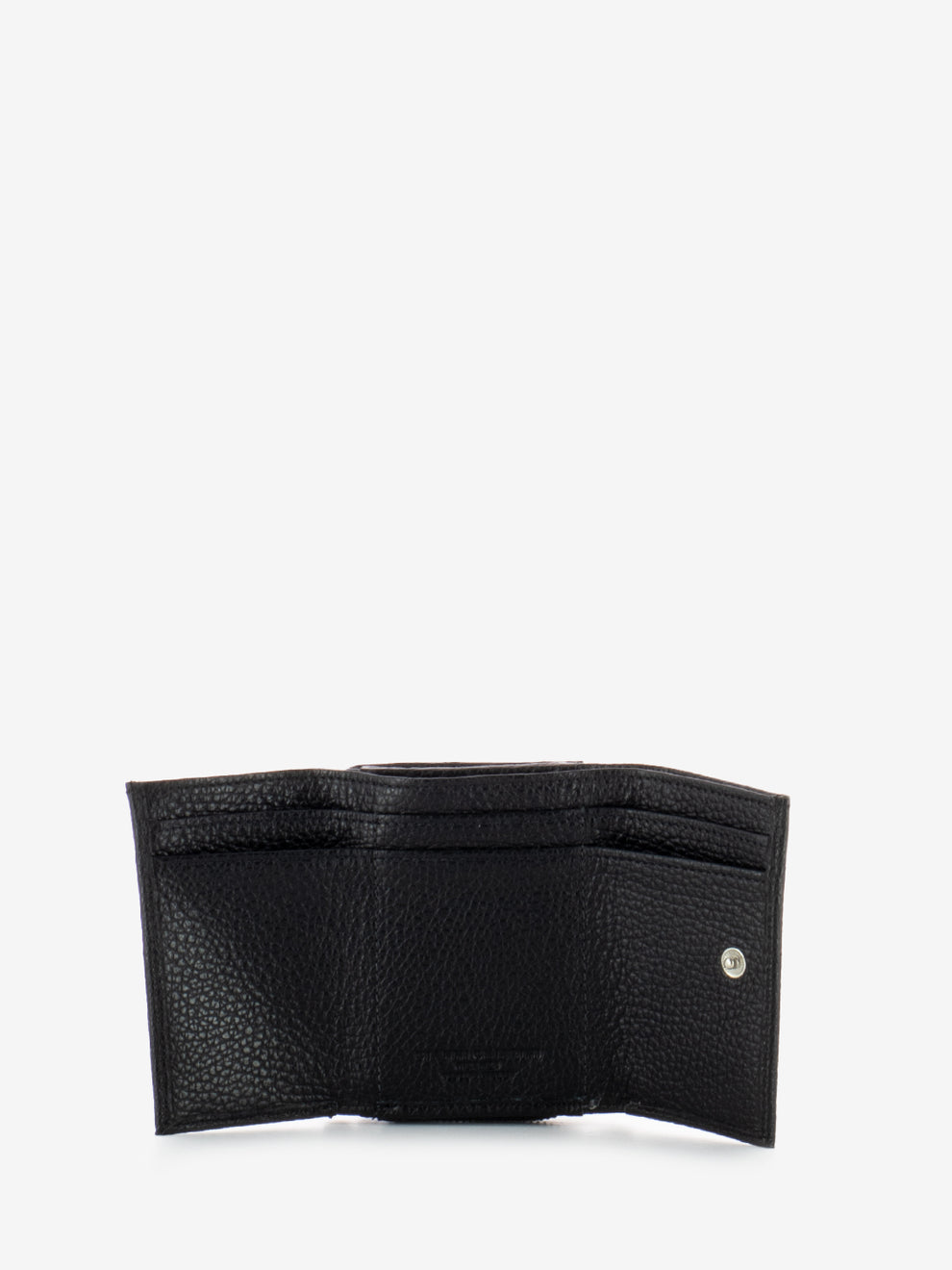 Portafoglio Grain compatto black