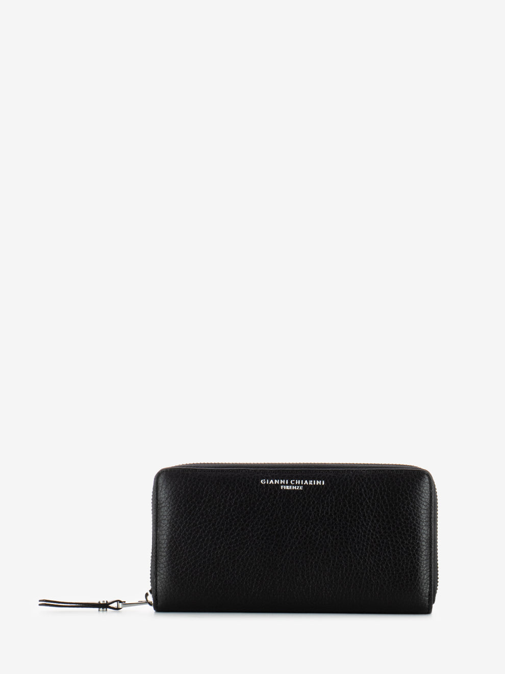 Portafoglio Grain zip around nero