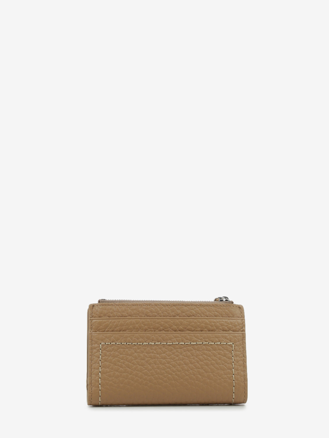Bubble clay leather wallet