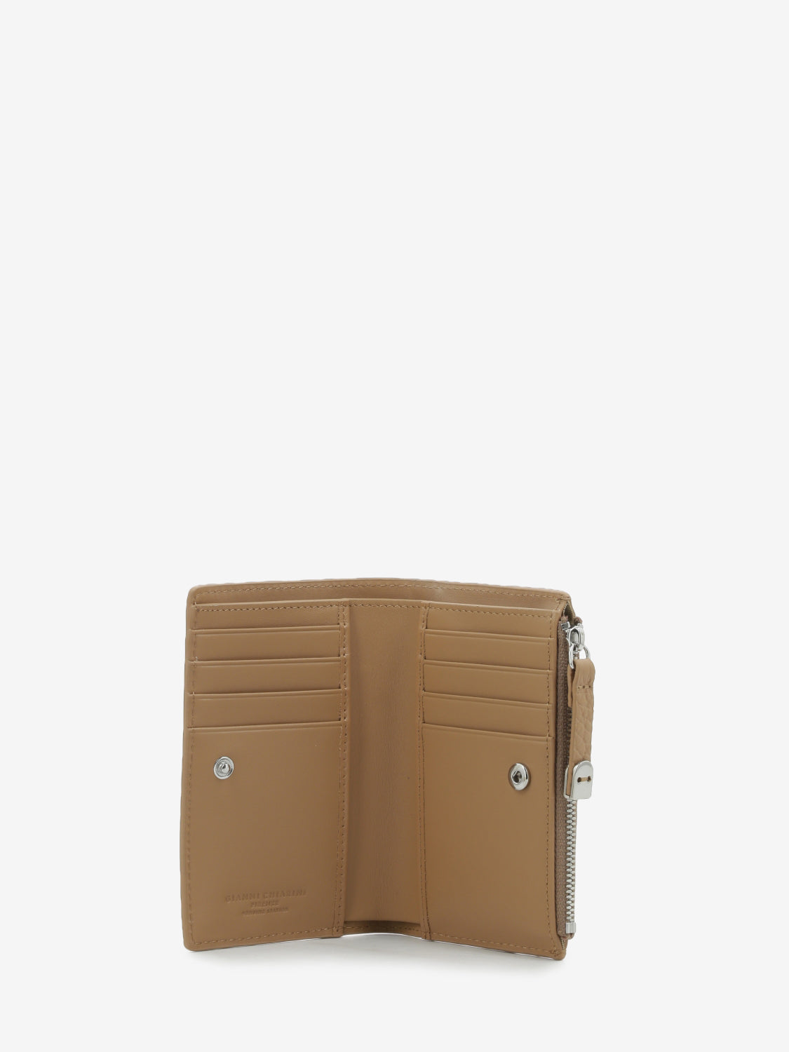 Bubble clay leather wallet