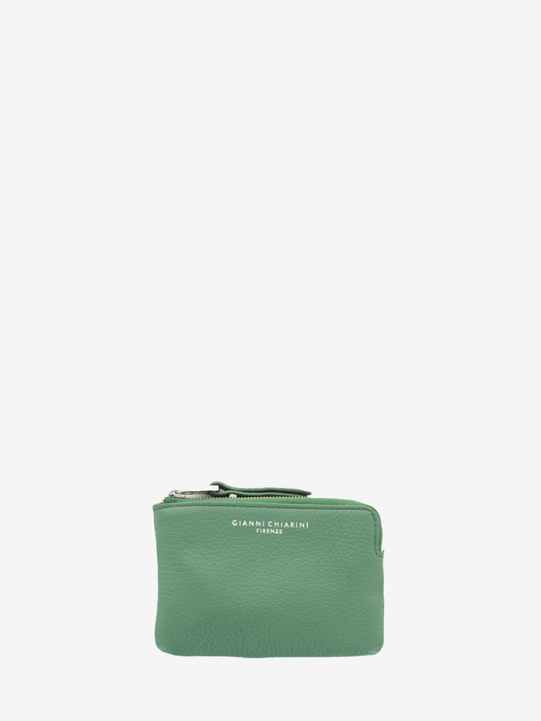 GIANNI CHIARINI - Portafoglio wallets pelle grain menta