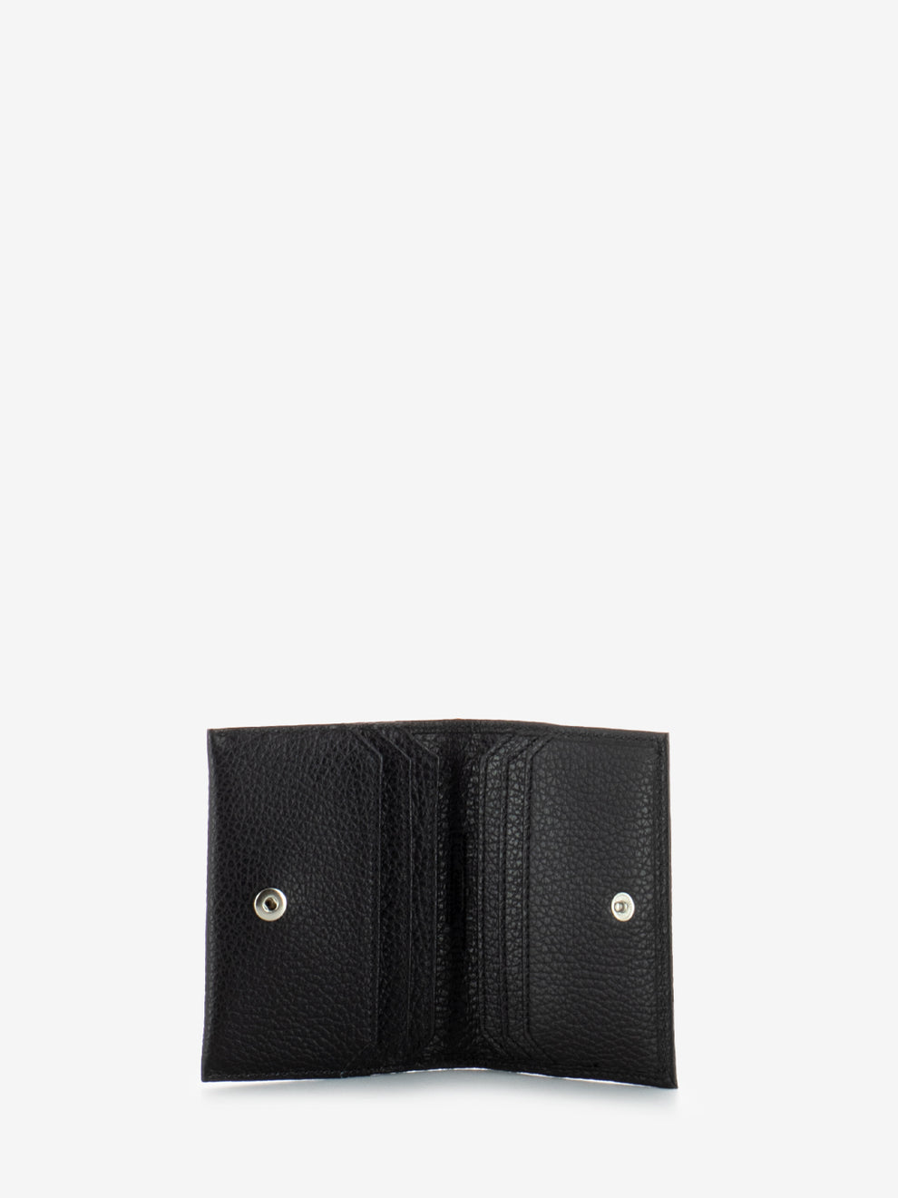 Portatessere in pelle dollaro nero