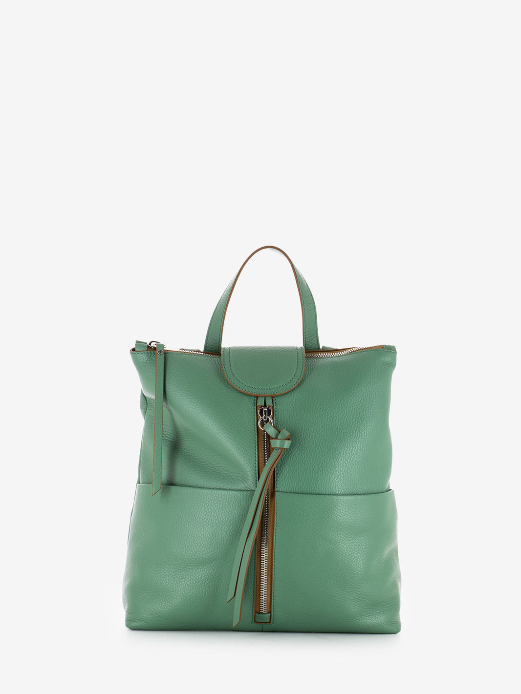 Mint Leather Giada Backpack