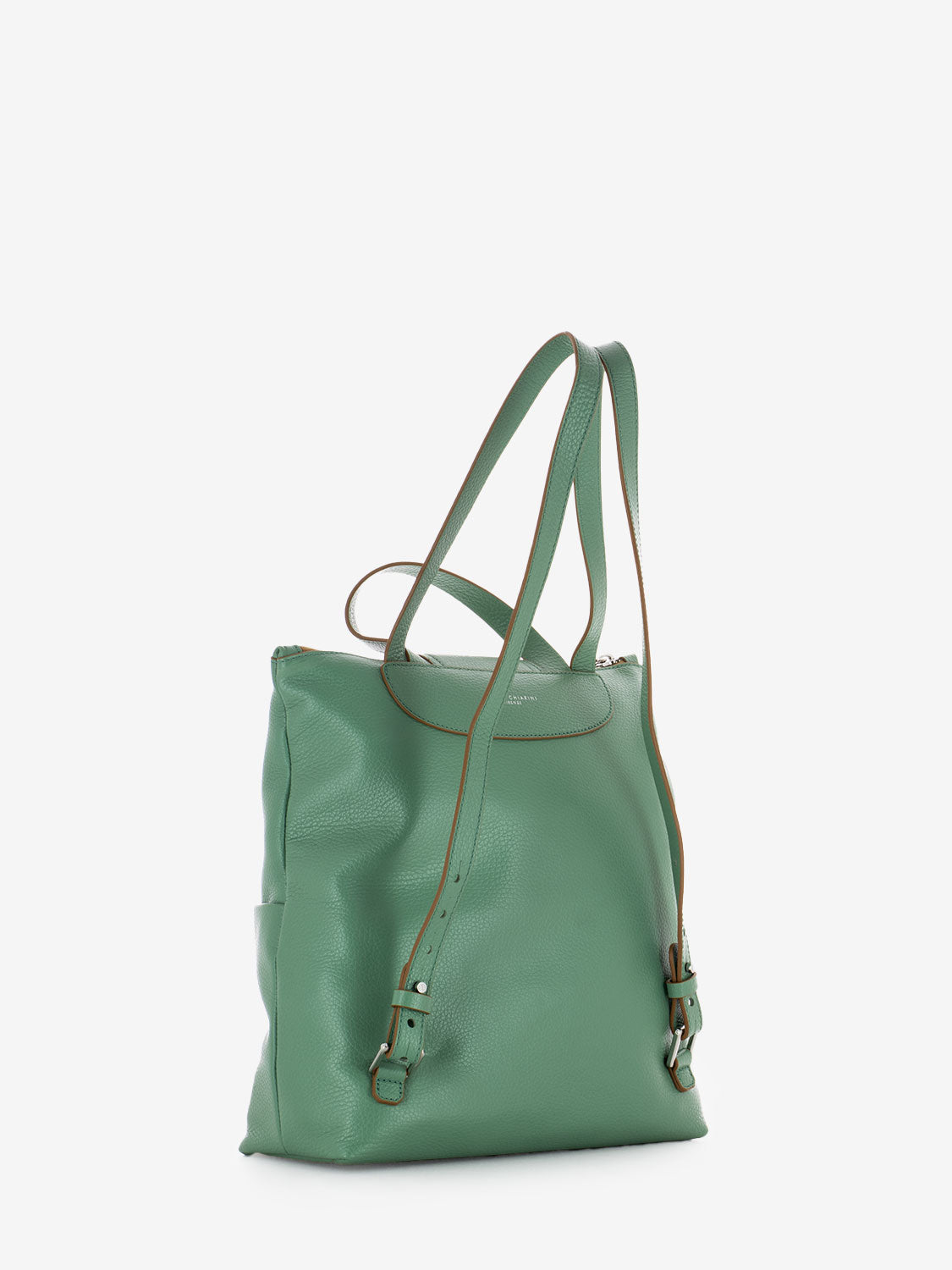 Mint Leather Giada Backpack