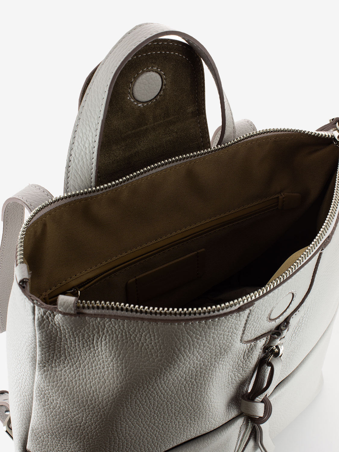 Jade Backpack in Silica Leather