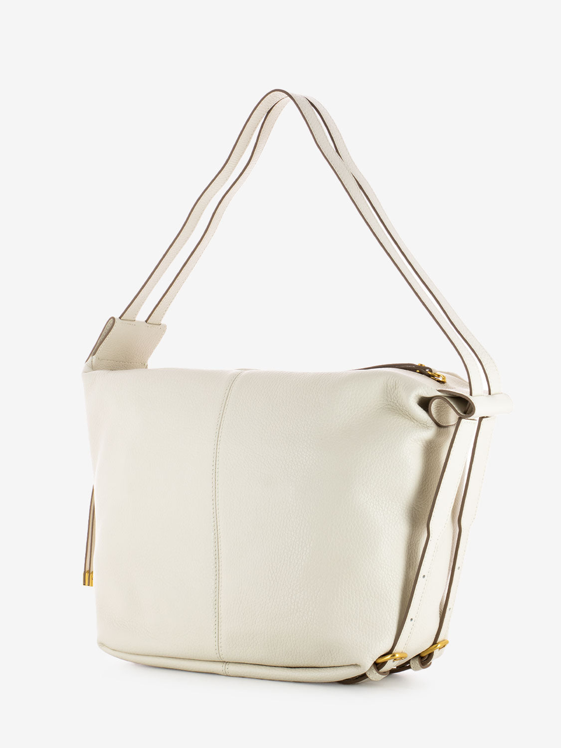 Zaino in pelle Guia convertibile marble bianco