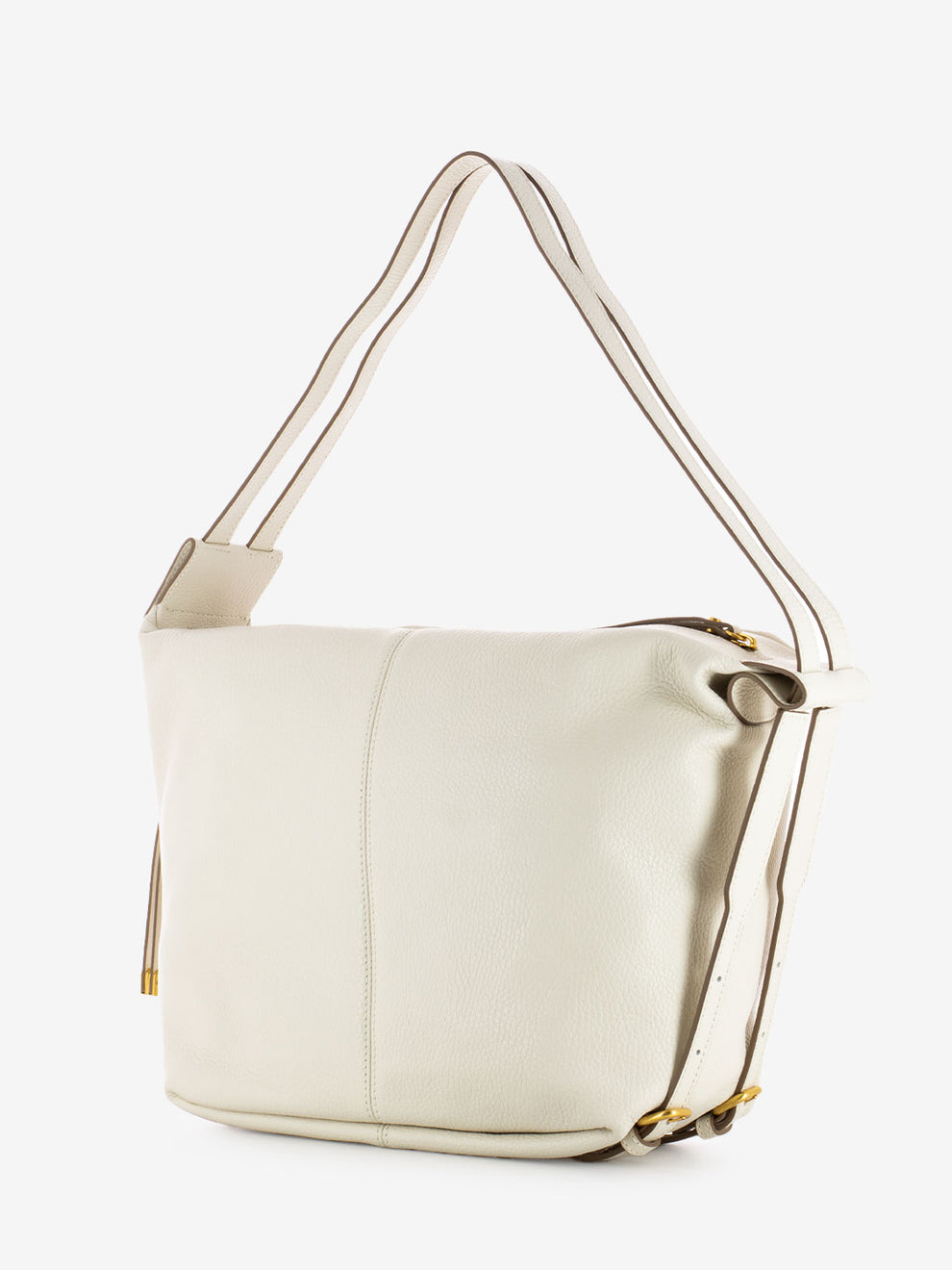 Zaino in pelle Guia convertibile marble bianco