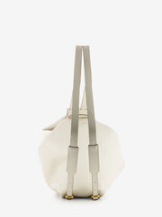 GIANNI CHIARINI - Zaino in pelle Guia convertibile marble bianco