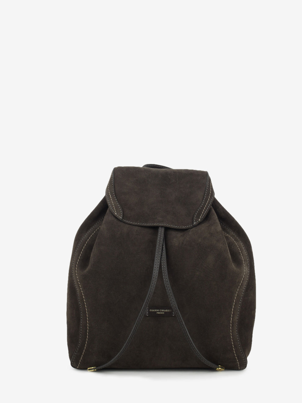 Violette mocha suede backpack