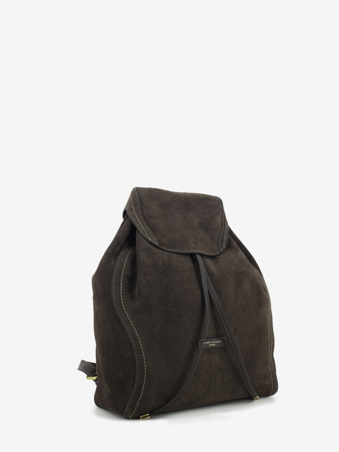 Violette mocha suede backpack