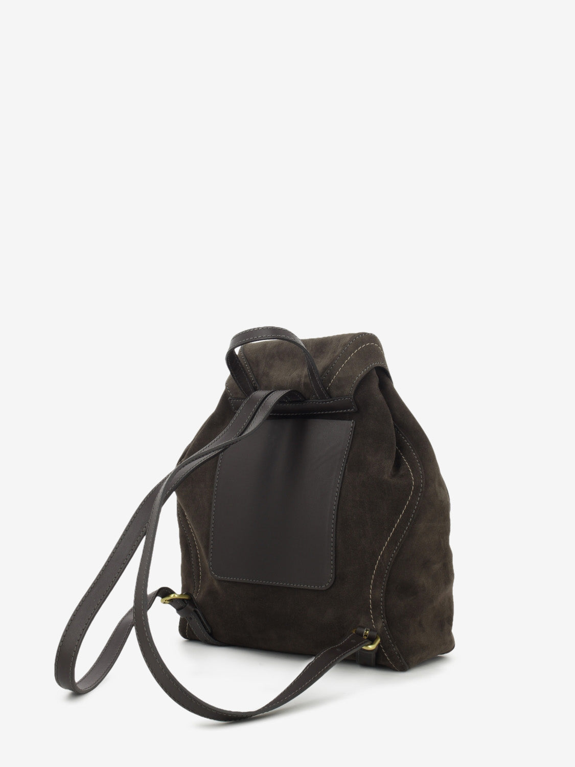 Violette mocha suede backpack