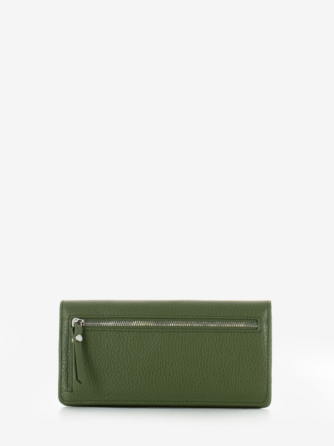 Large Grain wallet in deep fir leather