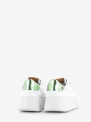 GIO+ - Sneakers con spilla ranetta white / green
