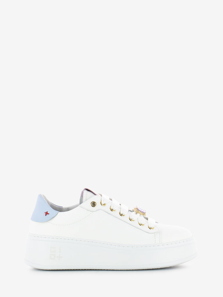 GIO+ - Sneakers Pia charms white / lilla