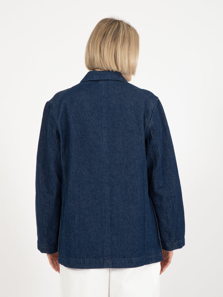 GIRLS OF DUST - Blazer 70's recycled denim blue