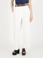 GIRLS OF DUST - British worker pants canvas milk