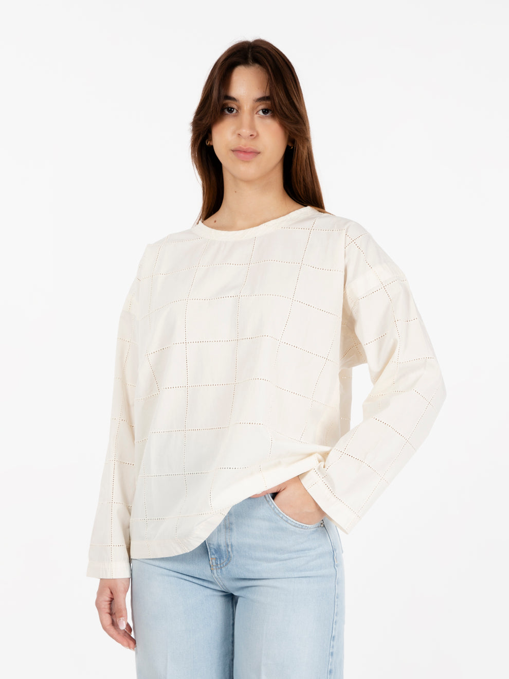 Camicia Gardener Idra ecrù