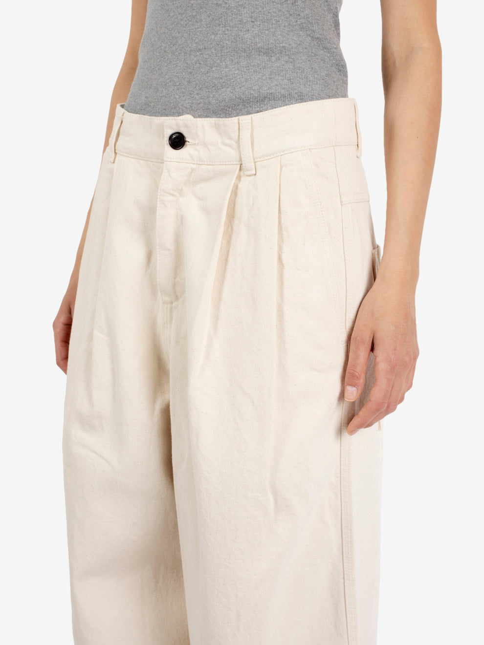 Consul denim pants ecru