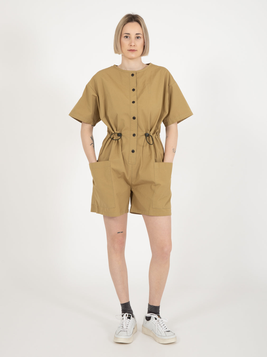 Expedition suit crispy poplin antelope