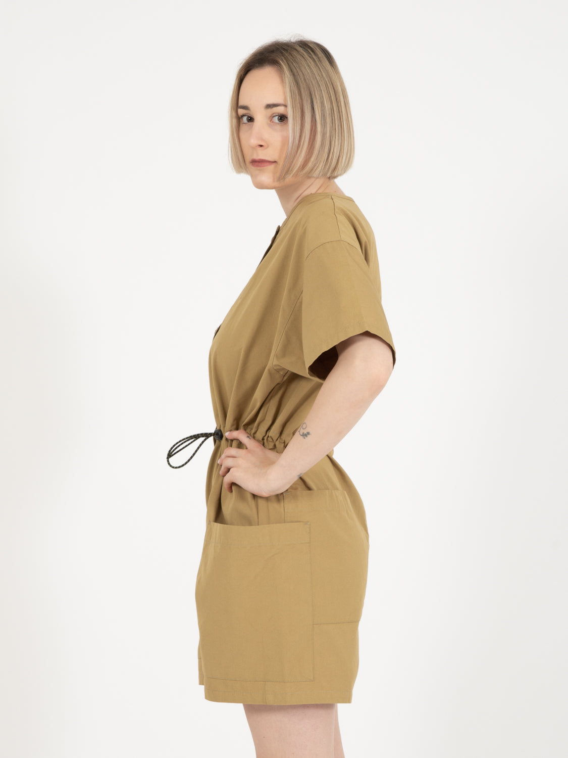 Expedition suit crispy poplin antelope