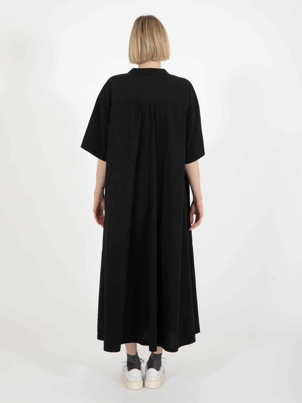 Gardian dress seersucker black