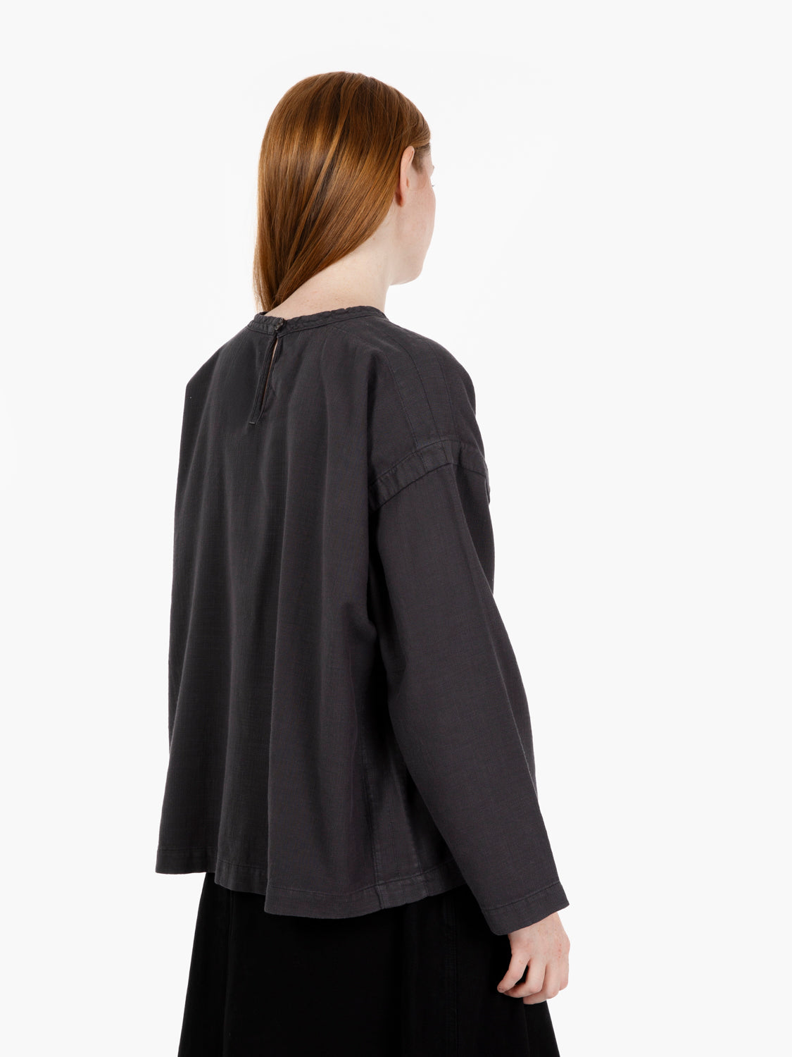 Guard smock slub cotton asphalt