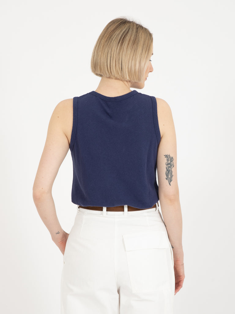 GIRLS OF DUST - Johnny top cotton hemp indigo