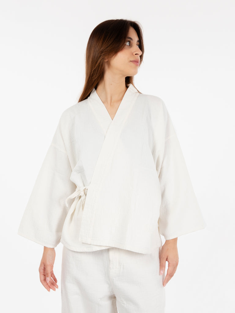 GIRLS OF DUST - Kimono double cotton milk